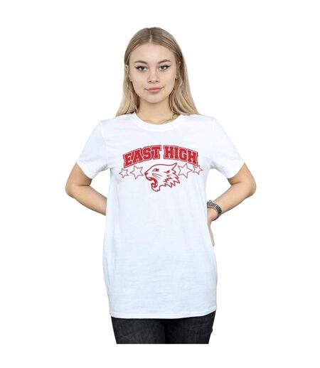 Disney Femmes/Les femmes High School Musical The Musical Wildcat Stars - T-shirt boyfriend en coton (Blanc) - UTBI28258