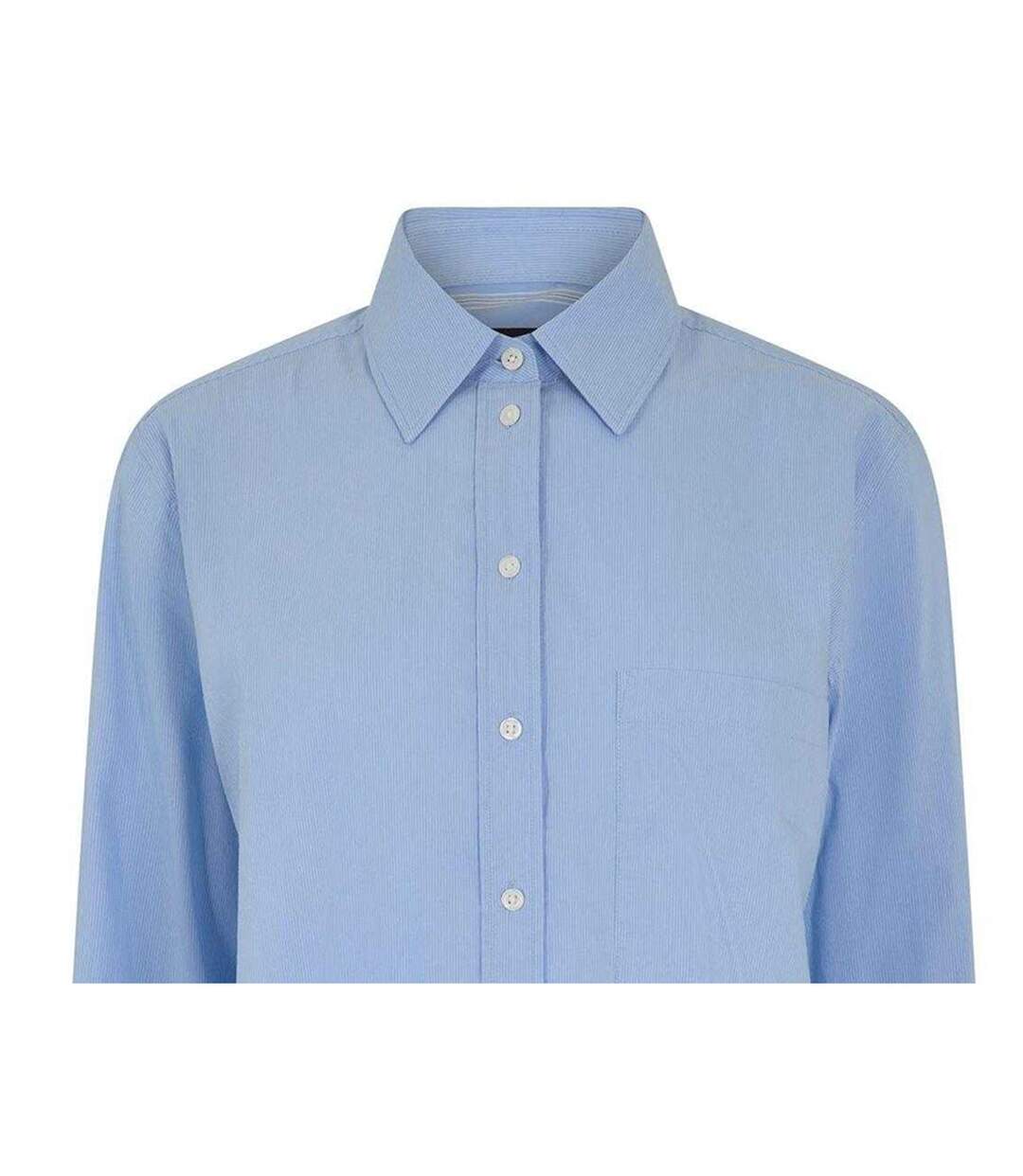 Womens/ladies Brielle 1 Monday Long-sleeved Shirt Bright Blue Boss-2