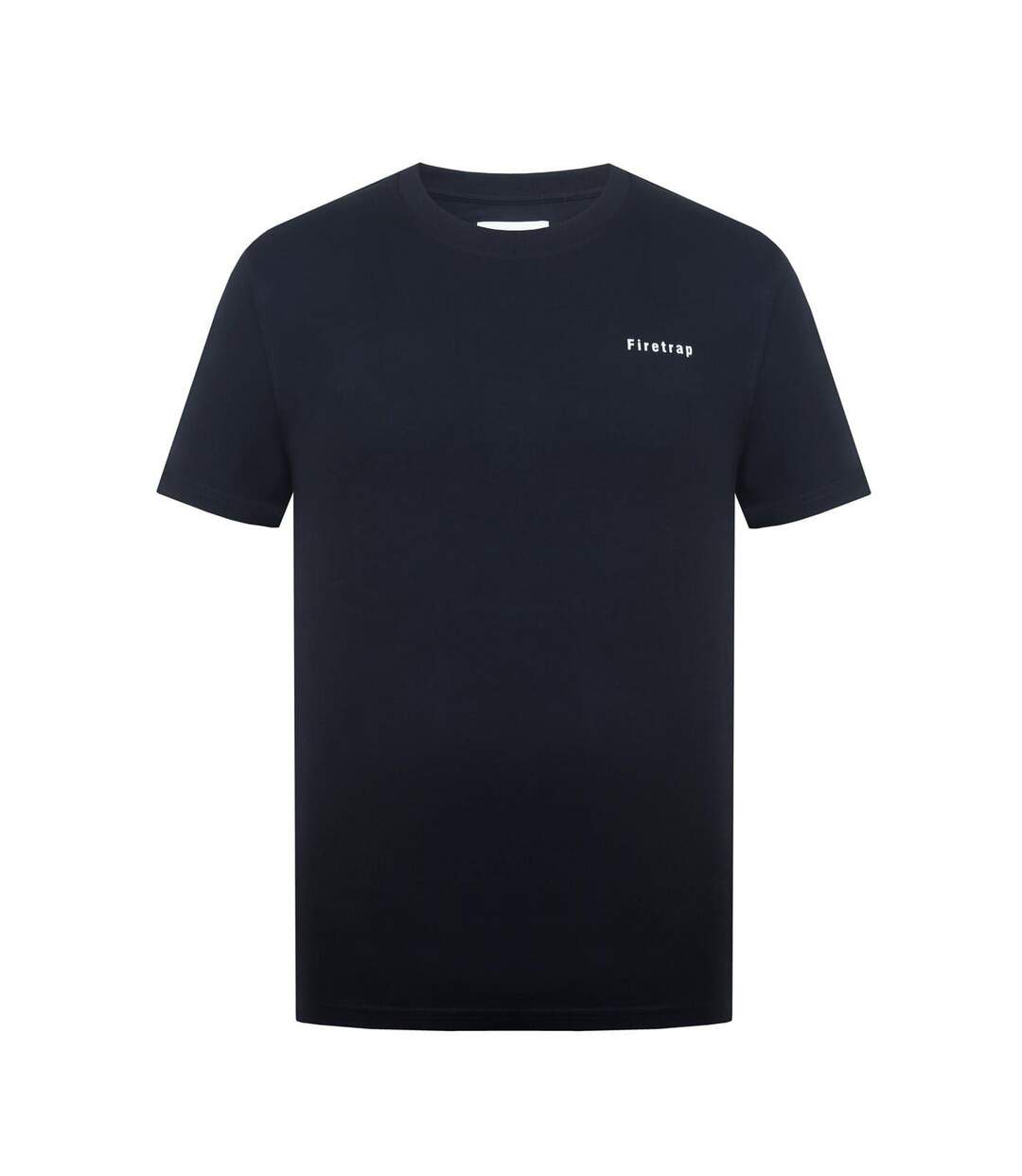 Mens Cotton T-shirt Black Firetrap-1