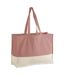 Tote Bag Motif/style Contrasté Earthaware Taille Unique Rose Clair Naturel Westford Mill-1