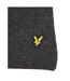 Écharpe Côtelée Motif/style Logo Brodé Taille Unique Gris Lyle & Scott-3