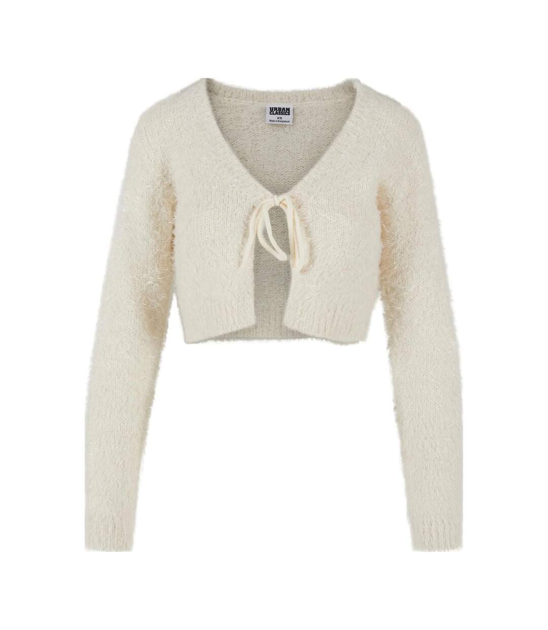Cardigan Motif/style Court Femme Sable Blanc Urban Classics-1