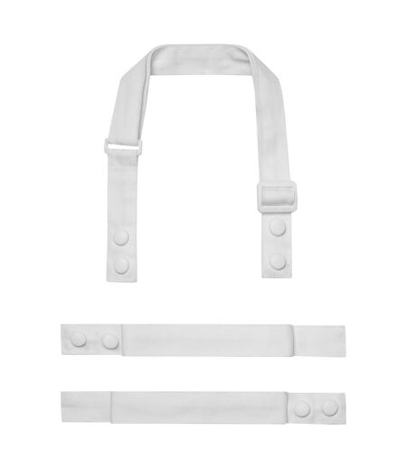 Premier Swap & Pop Customizable Apron Straps (White) (One Size) - UTPC6789
