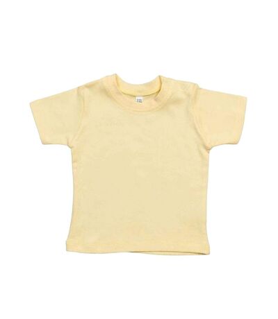 T-shirt bébé jaune pâle Babybugz