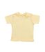 T-shirt bébé jaune pâle Babybugz-1