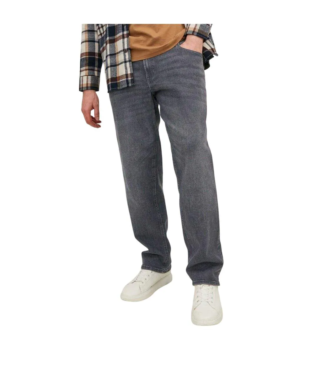 Mens Mike Denim Jeans Black Denim Jack And Jones-2