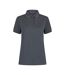 Henbury Womens/Ladies Recycled Polyester Polo Shirt (Charcoal Grey)