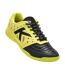 Mens All In Black Flat Trainers Lime Black Kelme-4