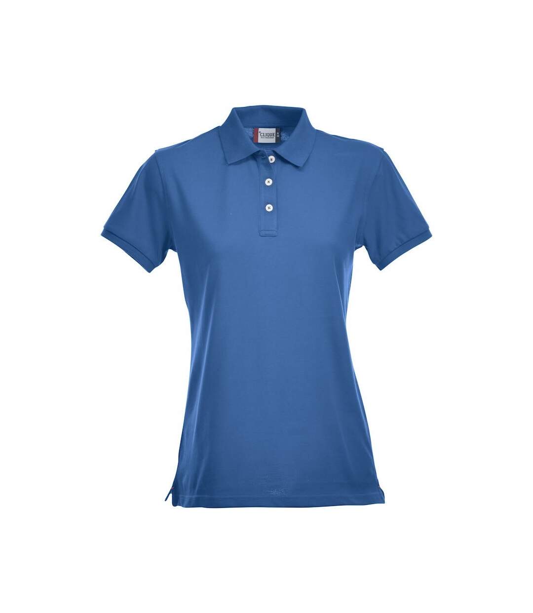 Polo premium femme bleu roi Clique-1