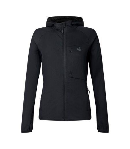 Womens/ladies Heat Weave Stretch Midlayer Black Dare 2B