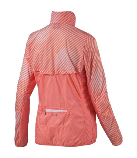 Womens/ladies Graphic Woven Jacket Orange Puma