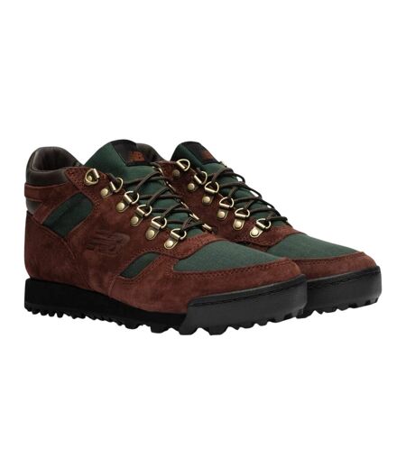 Mens Lace Up Mid Boots Brown New Balance