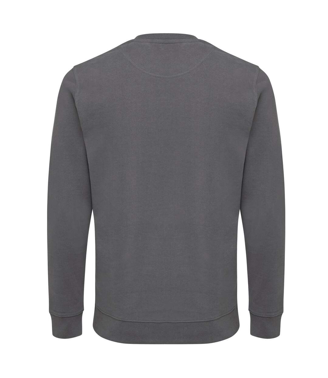 Unisex adult zion recycled cotton crew neck sweatshirt anthracite Iqoniq-2