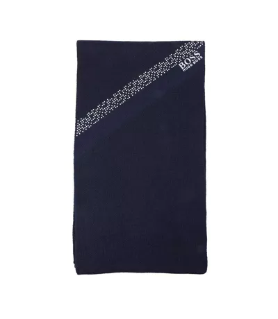 Écharpe Axello Taille Unique Bleu Marine Boss