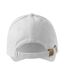 Casquette De Baseball Motif/style 6 Panneaux Blanc Malfini-2