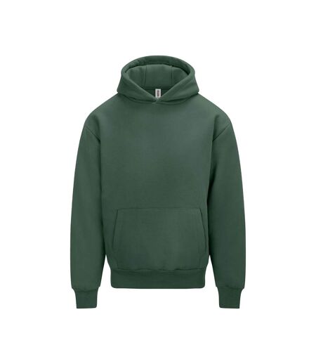 Mens Signature Heavyweight Hoodie Bottle Green Awdis