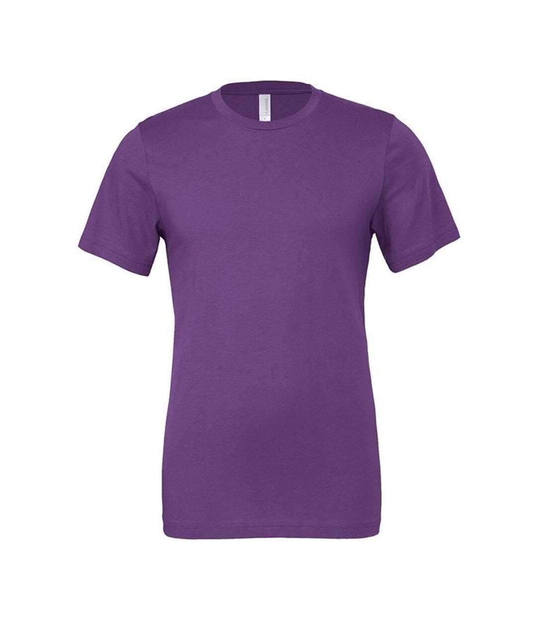 T-shirt à col rond mixte violet Bella + Canvas