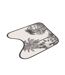 Tapis Contour WC Cocoty 45x45cm Noir & Blanc-2