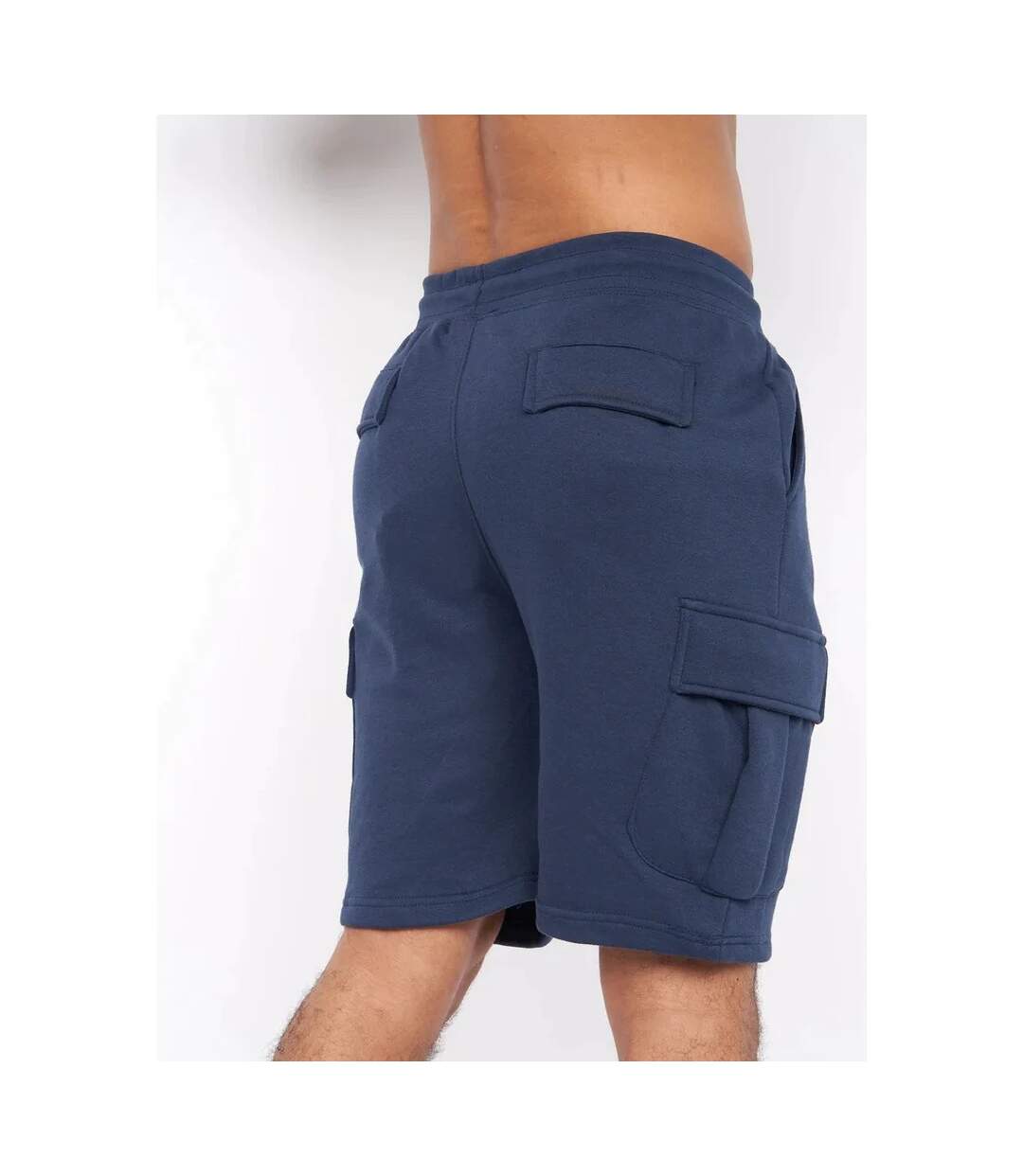 Short Cargo Seagaro Homme Bleu Foncé Crosshatch-4