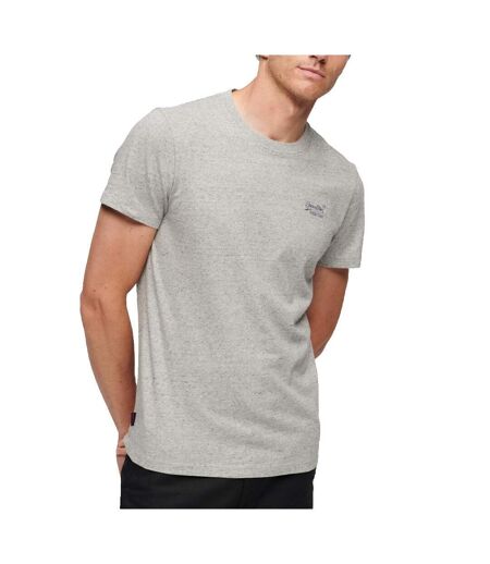 T-shirt gris chiné homme superdry vintage m1011245a - xxl