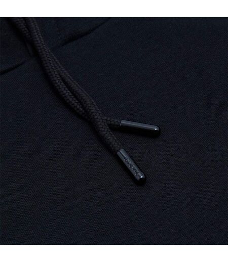 Mens Long-sleeved Pullover Hoodie Black Ellesse