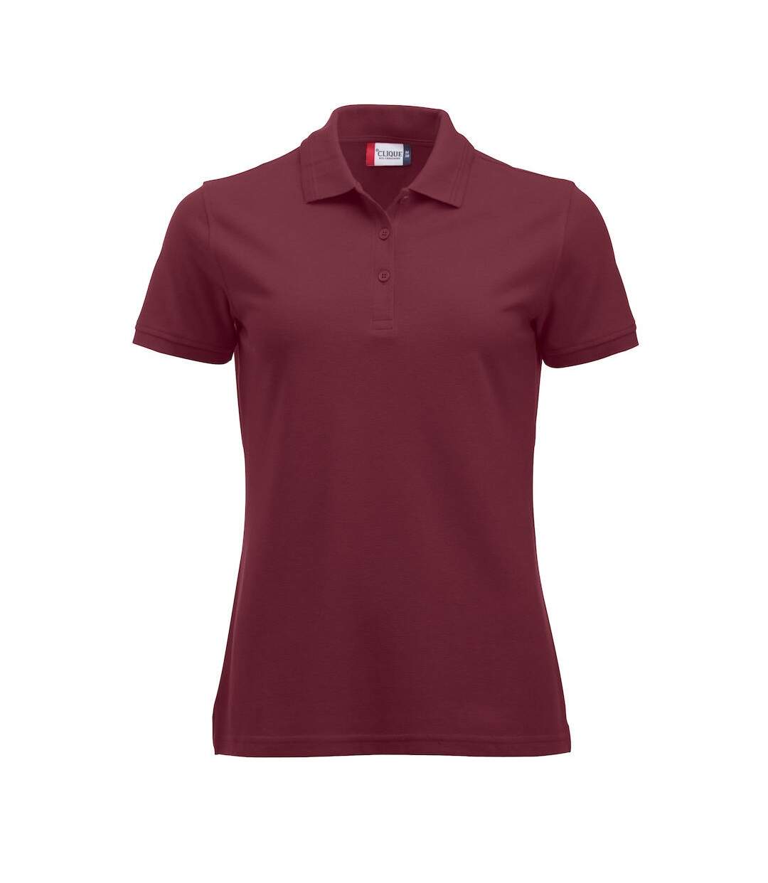 Polo manhattan femme bordeaux Clique