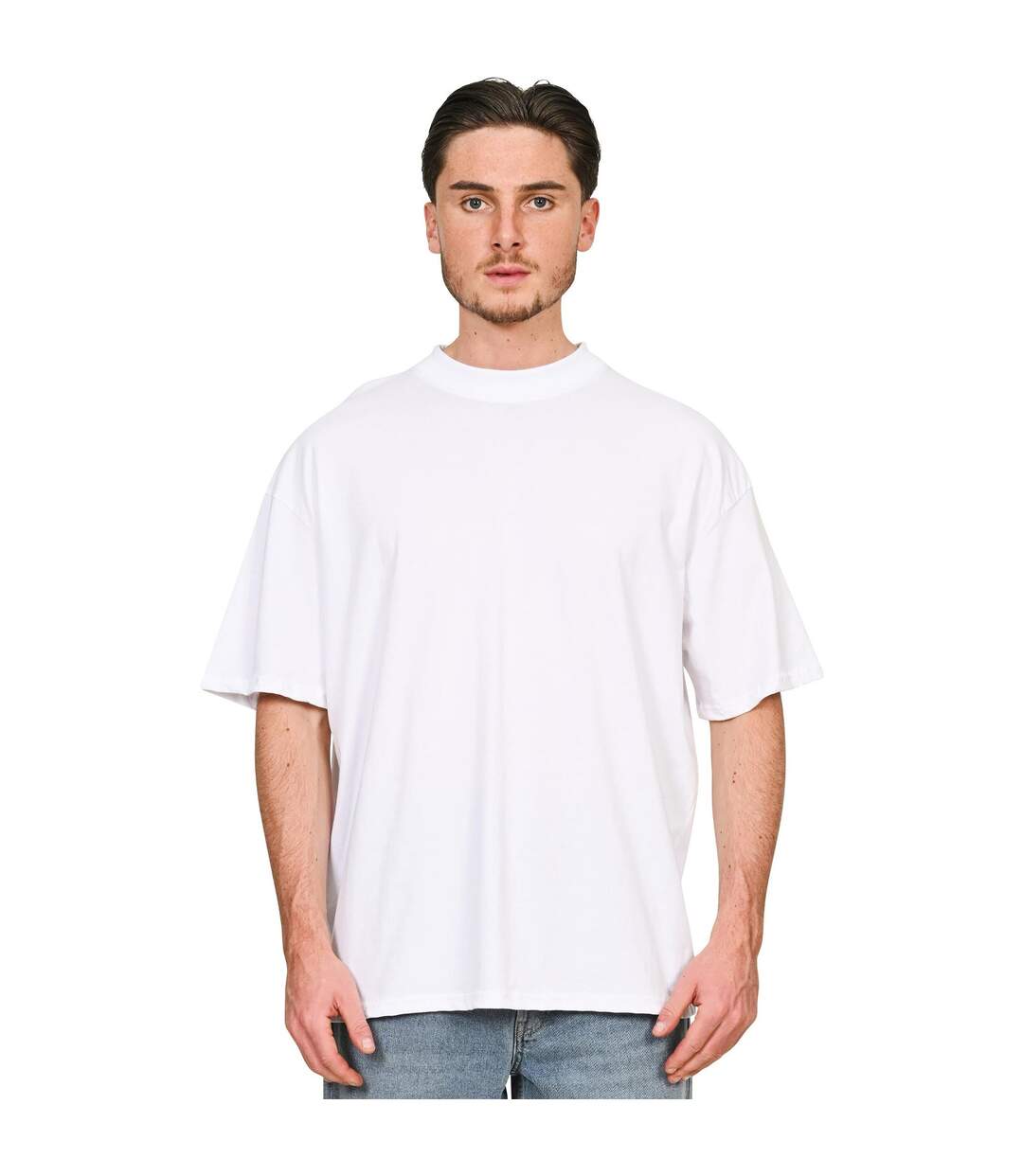 T-shirt Adulte Blanc Casual Classics-4