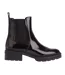 Womens/ladies Iggie Patent Faux Leather Chelsea Boots Black Rocket Dog-4