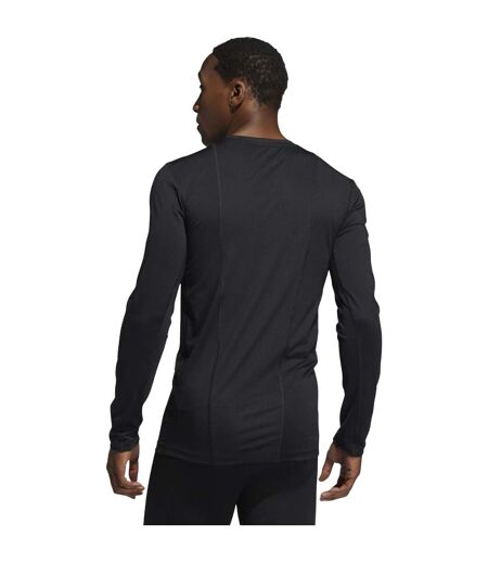 Haut Manches Longues Techfit Homme Noir Adidas