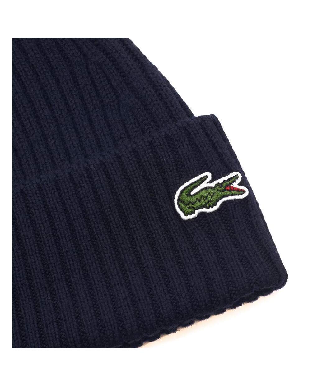 Bonnet marine homme lacoste hjm-2