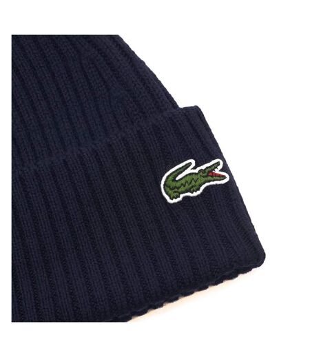 Bonnet marine homme lacoste hjm