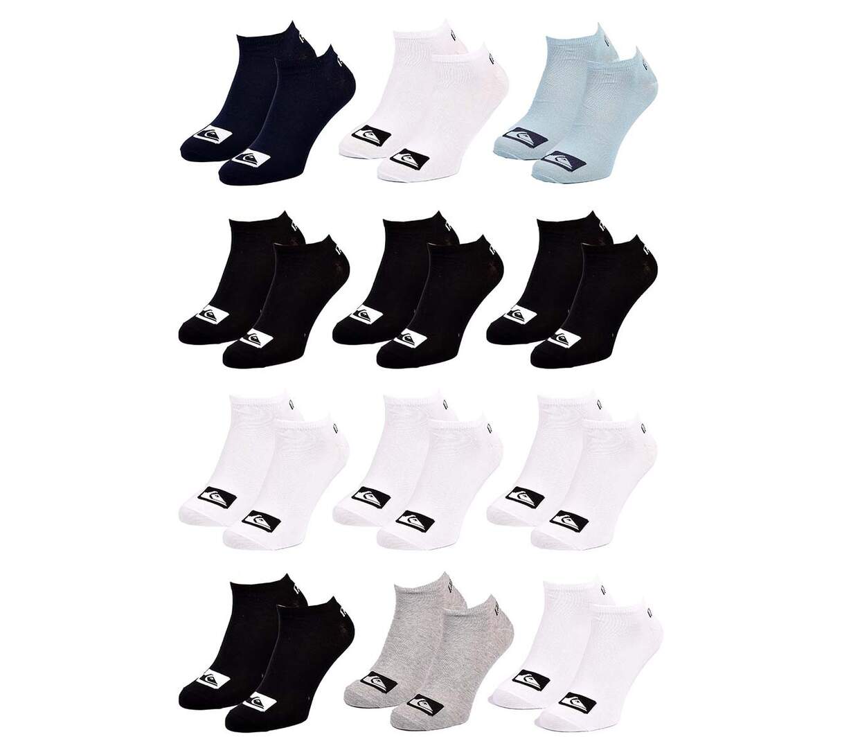 Chaussettes QUICKSILVER SNEAKER Pack de 12 Paires MULTI62SQ-2