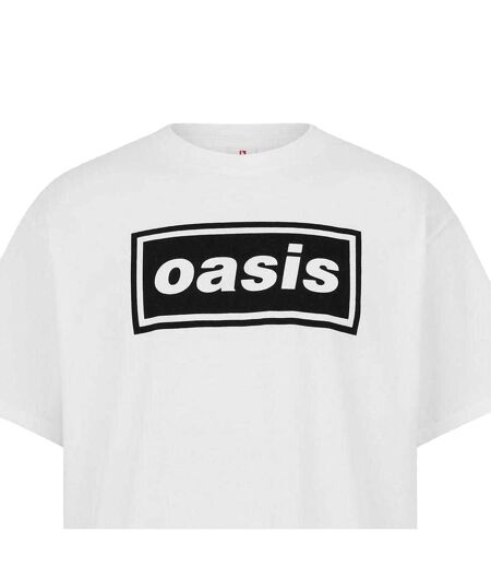Mens Oasis Graphic Print T-shirt White Levis