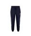 Mens Logo Ribbed Cuff Slim Joggers Black Lonsdale-1