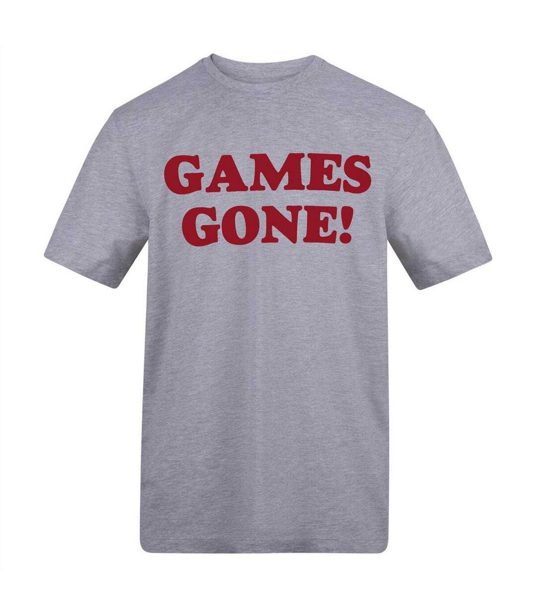 T-shirt Games Gone Homme Gris AWD-1