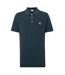 Mens Fox Short-sleeved Polo Shirt Classic Navy Blue Maison Kitsuné-2