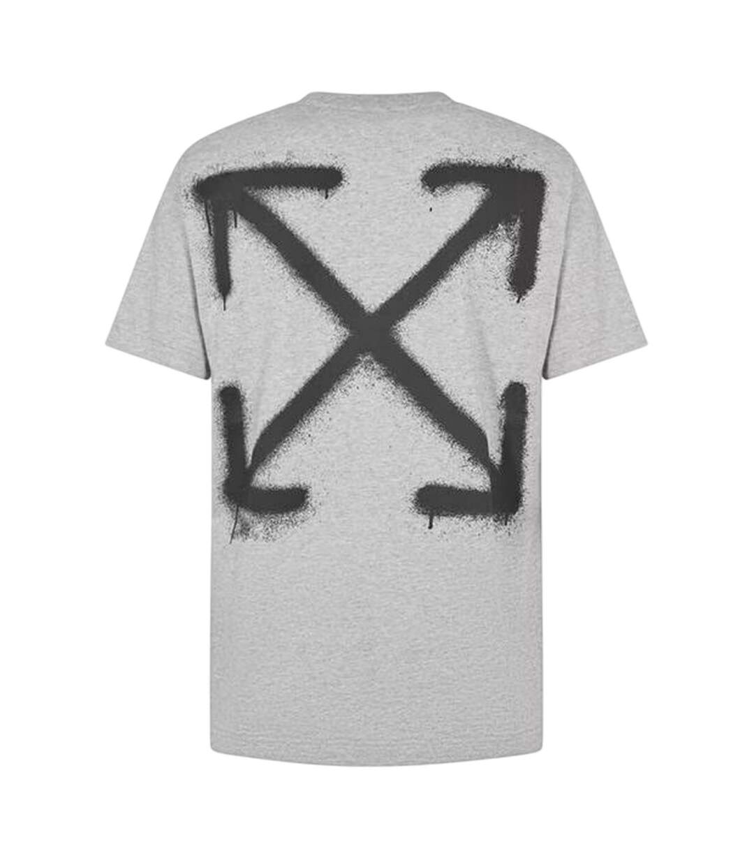 T-shirt Manches Courtes Motif/style Logo Off Homme Gris Clair Off White-3