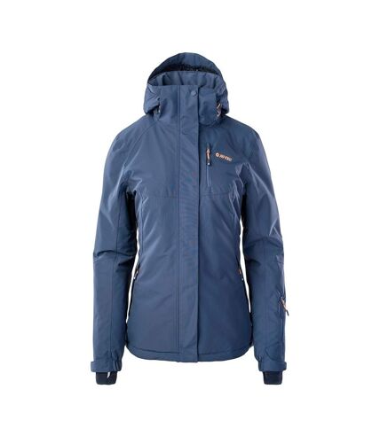 Womens/ladies gigi ski jacket blue indigo Hi-Tec