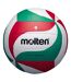 Molten - Ballon de volley-ball V5M1800-L (Blanc / Vert / Rouge) (Taille 5) - UTCS176