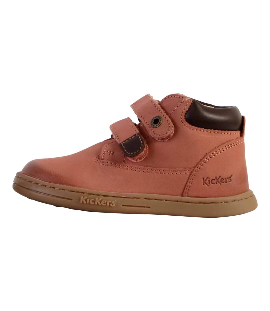 Basket Scratch Cuir Enfant Kickers Tackeasy-1