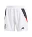 Short Motif/style Géométrique Train Adulte Blanc Adidas-1