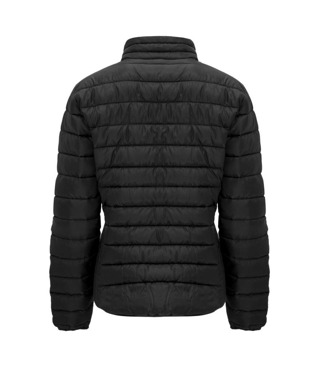 Womens/ladies Finland Insulated Jacket Solid Black Roly-2