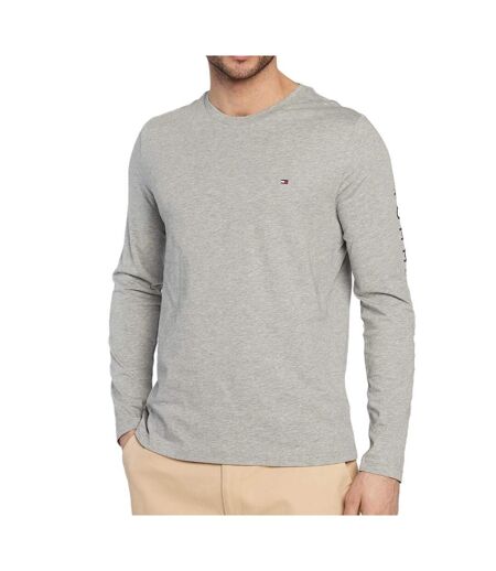 T-shirt Manches Longues Gris Homme Tommy Hilfiger Tommy Slee - L