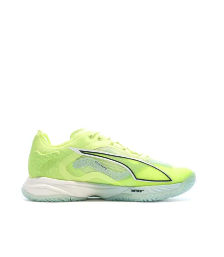 Baskets de fitness vertes homme puma accelerate nitro sqd 4