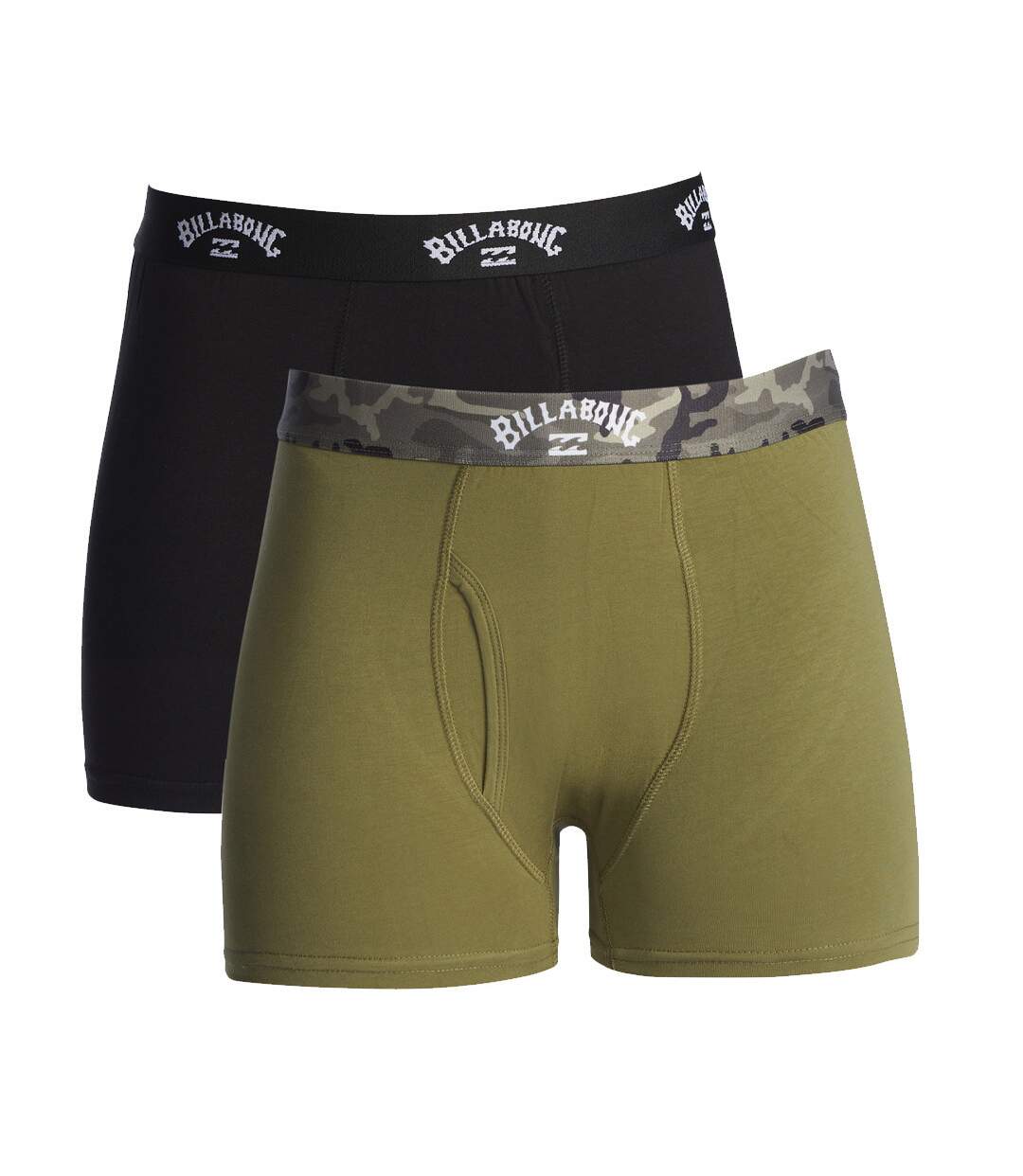 Boxer Kaki/Noir Homme Billabong Core