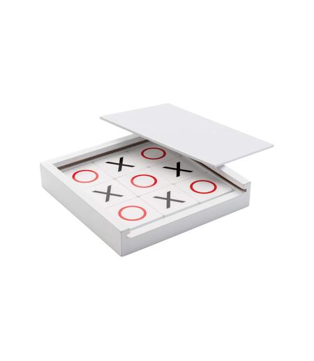 Deluxe noughts & crosses game 2.7cm x 14.4cm x 14.4cm white XD Collection