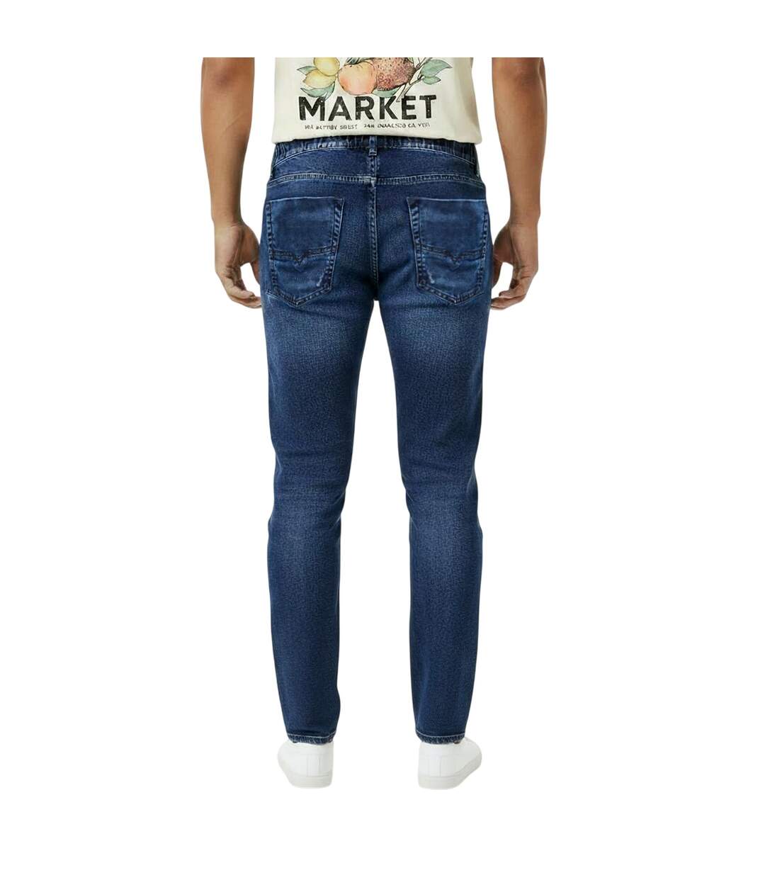 Jean Motif/style Déchiré Krly Homme Bleu Diesel-3