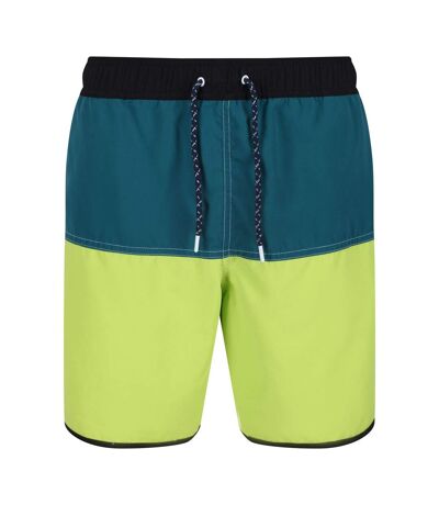 Regatta Mens Benicio Swim Shorts (Bright Kiwi/Pacific Green) - UTRG7217