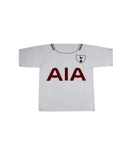 Tottenham - Bannière en forme du maillot du club (Blanc/Rouge/Bleu marine) (145 x 114cm) - UTSG16879