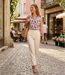 Chemisier sans manches MAYFLOWER N1130A : le top en viscose fluide pour un été frais et élégant-5